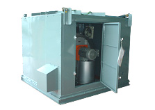 Turbo-Type Blower with Sound-Proof Cabinet